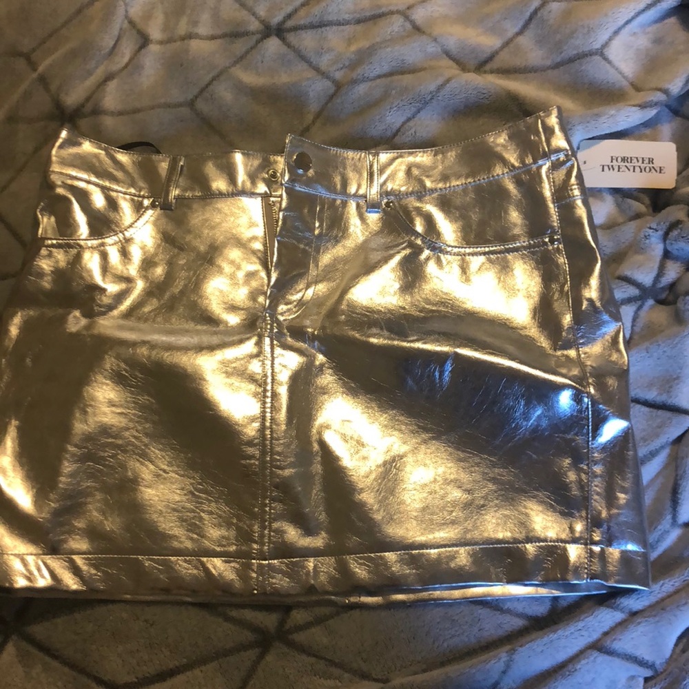 Metallic skirt